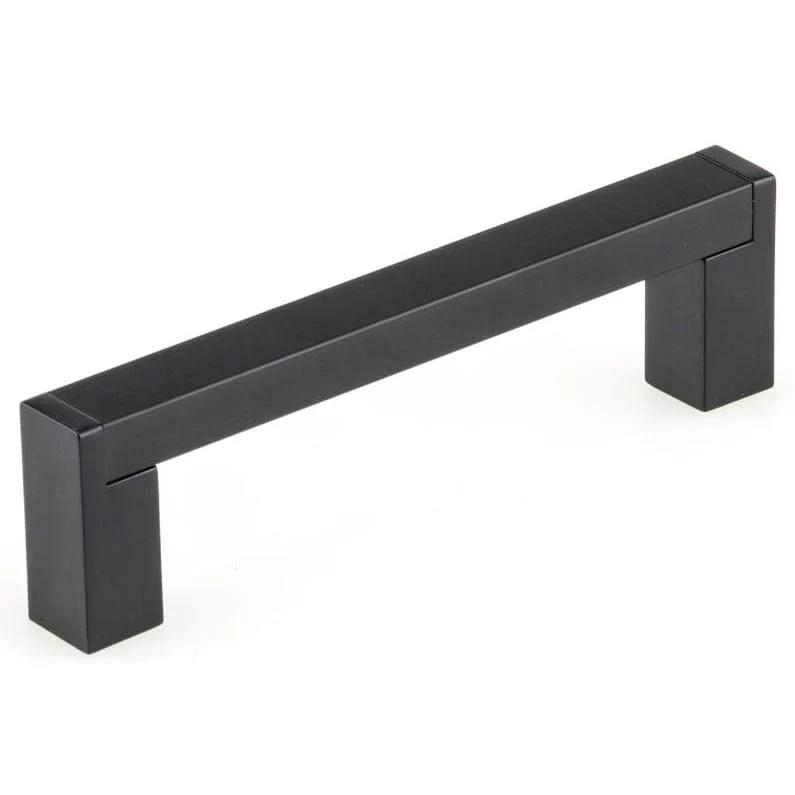 Contemporary Pull - 3-3/4" Center-to-Center - 15/32" W x 4-9/32" L - Matte Black
